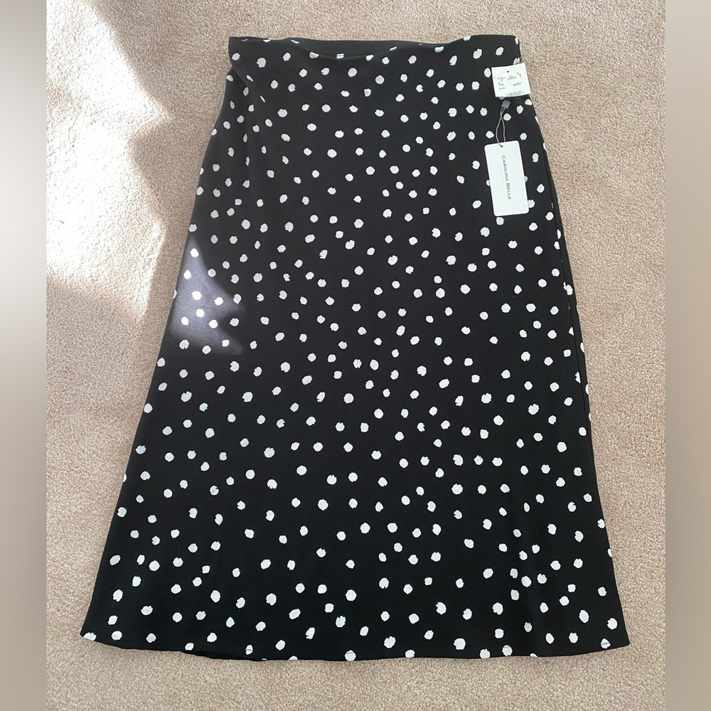 Carolina Belle Montreal Winners Size 10 Polka Dot Midi Skirt